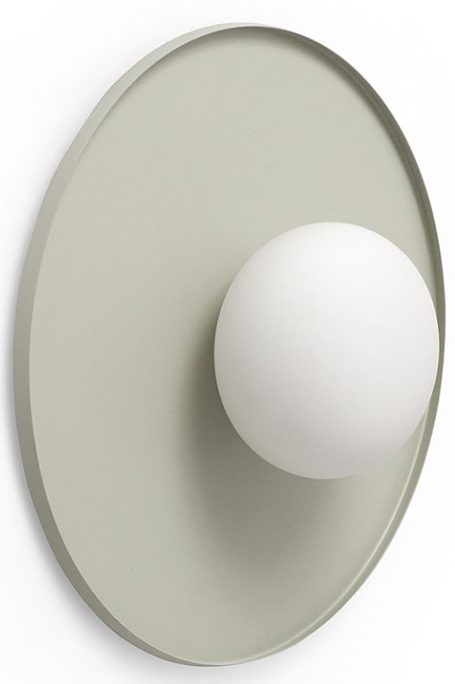 Miloox Pot lámpara de pared 1x28 W blanco-gris 1744.180