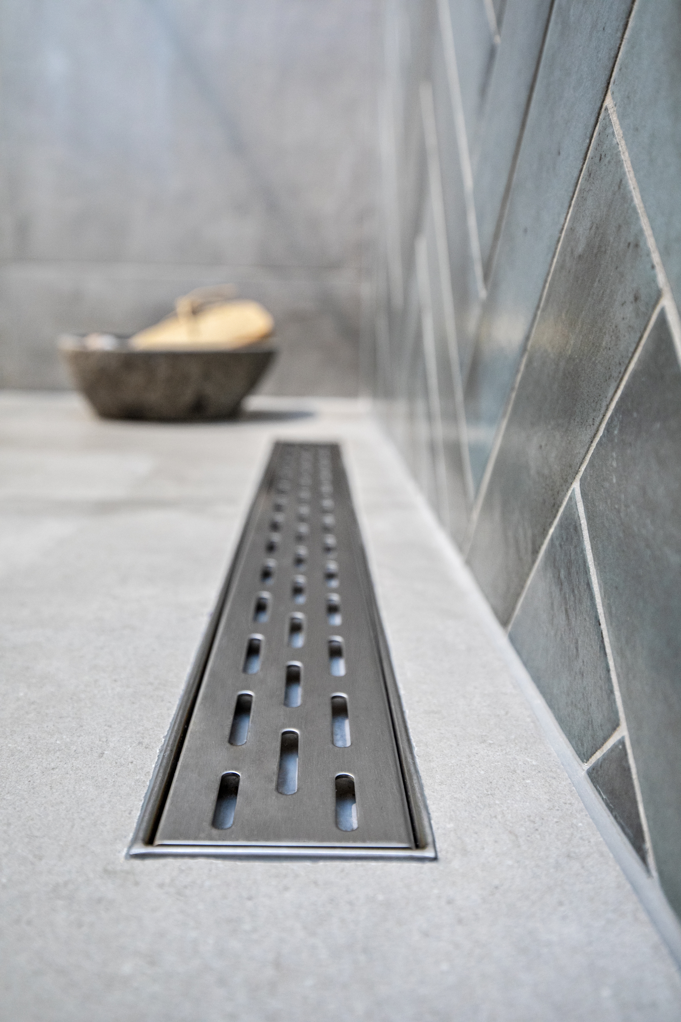 ACO ShowerDrain C rejilla de desagüe lineal 88.5 cm acero 9010.88.77