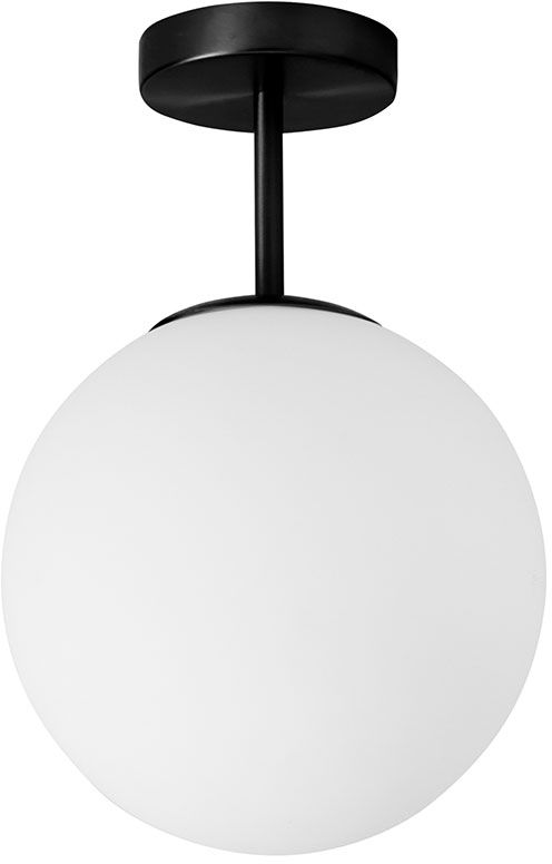 Miloox Jugen Black lámpara de techo 1x40 W blanco-negro 1744.202
