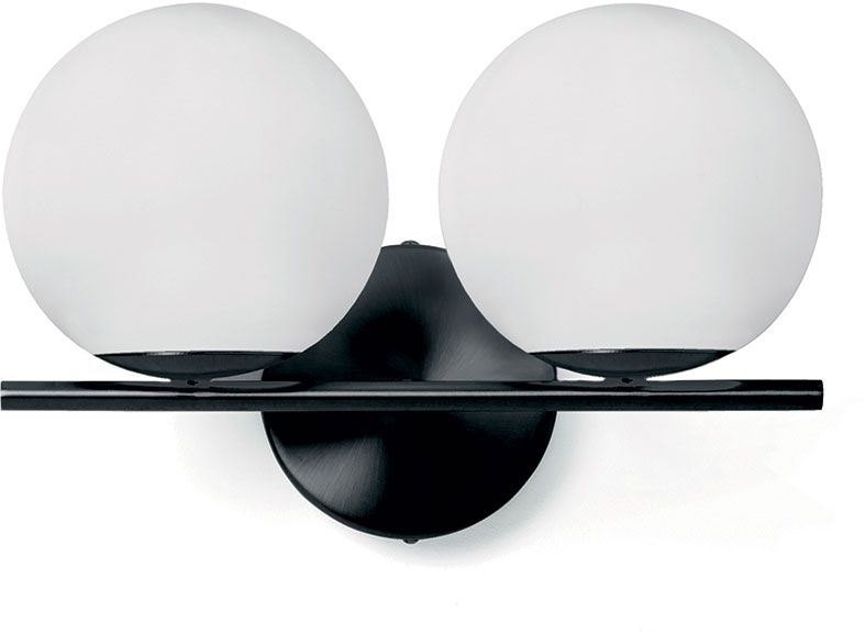 Miloox Jugen Black lámpara de pared 2x40 W blanco-negro 1744.208