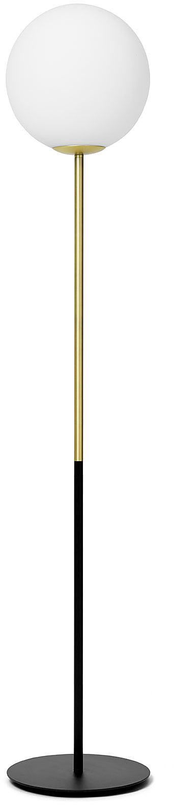 Miloox Jugen lámpara de pie 1x60 W blanco-negro-oro 1744.62