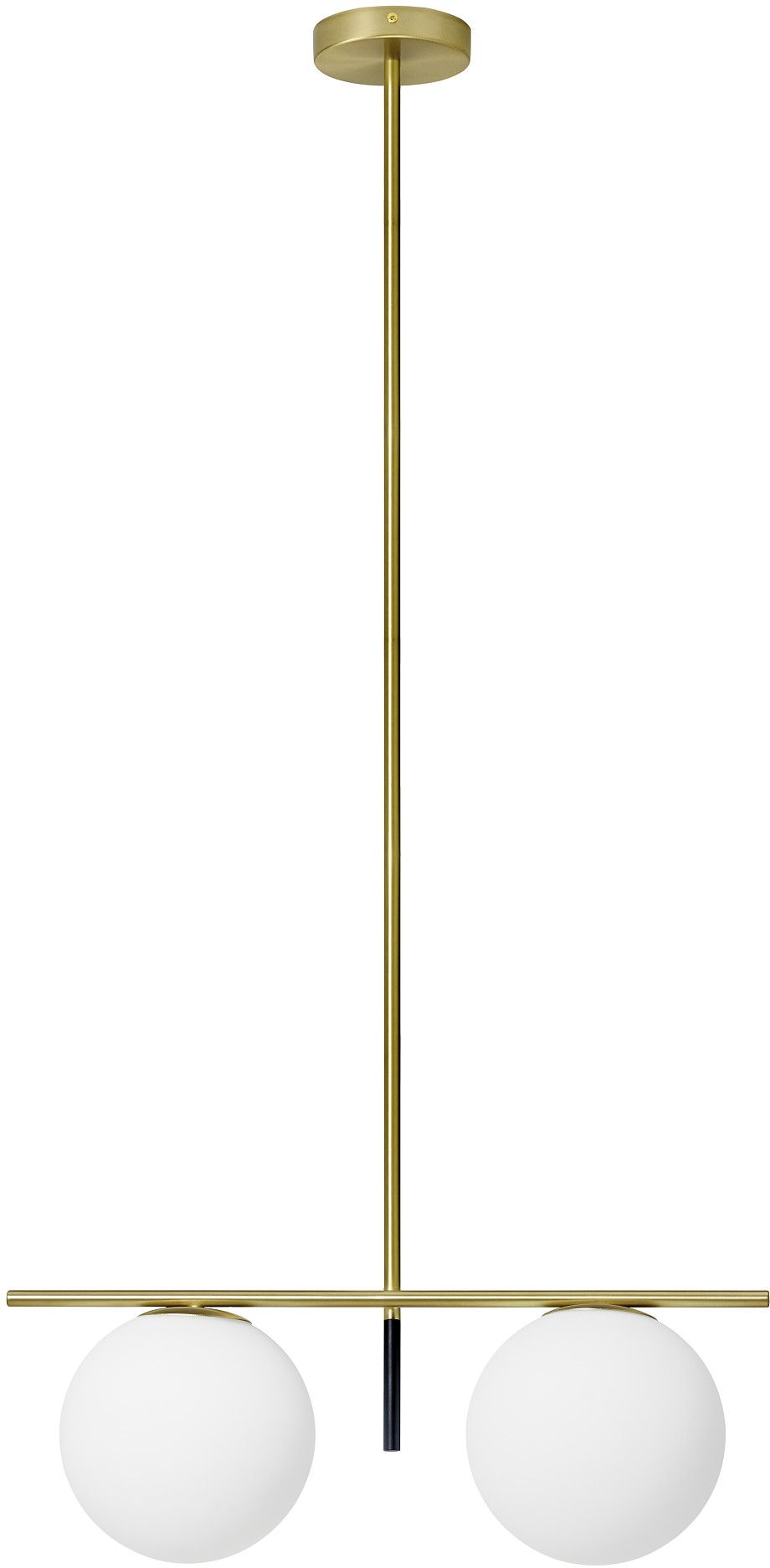 Miloox Jugen lámpara de techo 2x40 W blanco-oro 174464