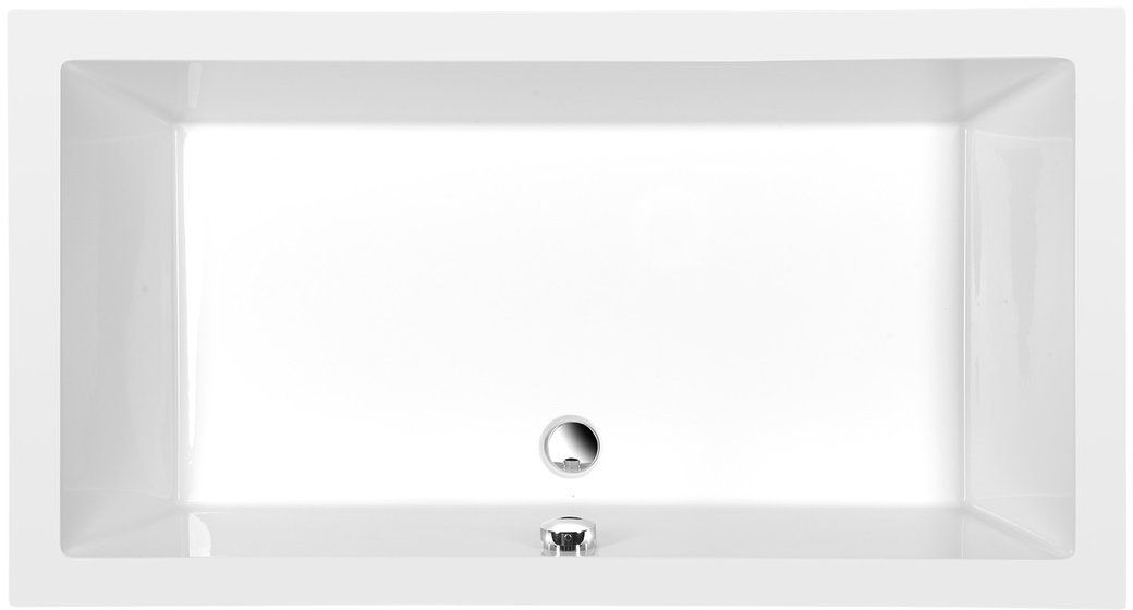 Polysan Deep plato de ducha rectangular 100x90 cm blanco 72349