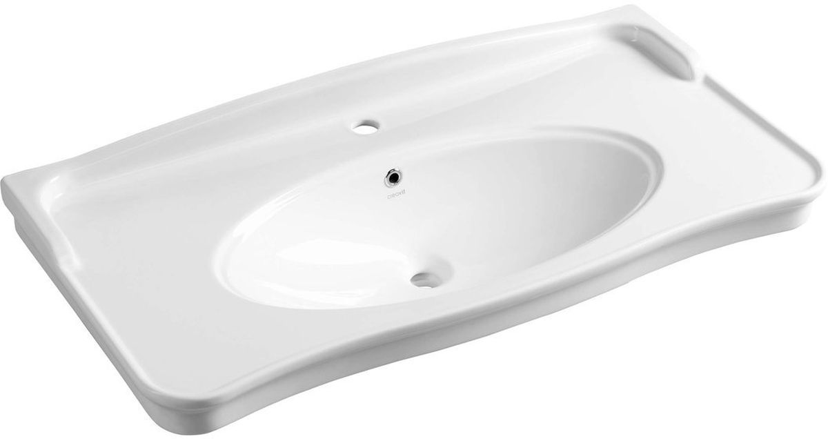 Creavit Antik lavabo 100.3x50.1 cm rectangular clásico blanco AN100