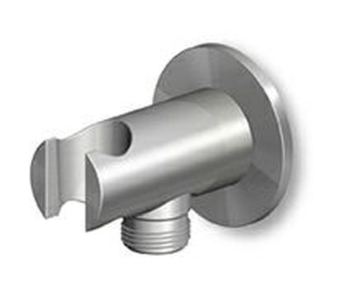 Zucchetti Helm conector angular con soporte oro Z93793.XP31