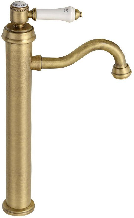 Sapho Vienna grifo para lavabo de pie latón/bronce antiguo VO006BR