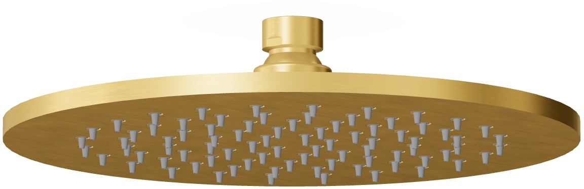 Zucchetti Helm ducha con efecto lluvia 22x22 cm circular || Z94261.XP41