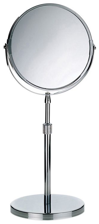 Kela Silvana espejo cosmético 16x50 cm redondo plata 20846