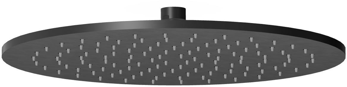 Zucchetti Helm ducha con efecto lluvia 32x32 cm circular negro Z94262.XP81