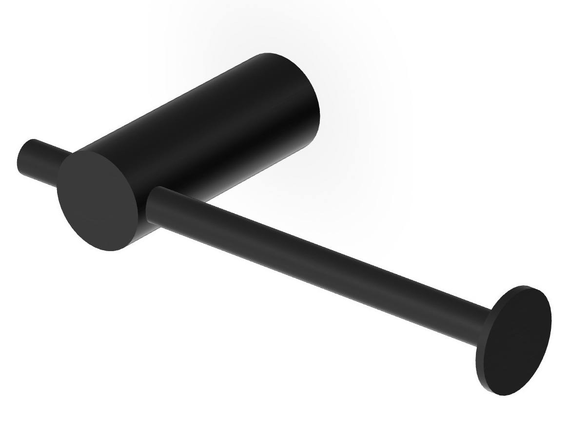 Zucchetti Helm portarrollos de papel higiénico negro ZAD830.XP81