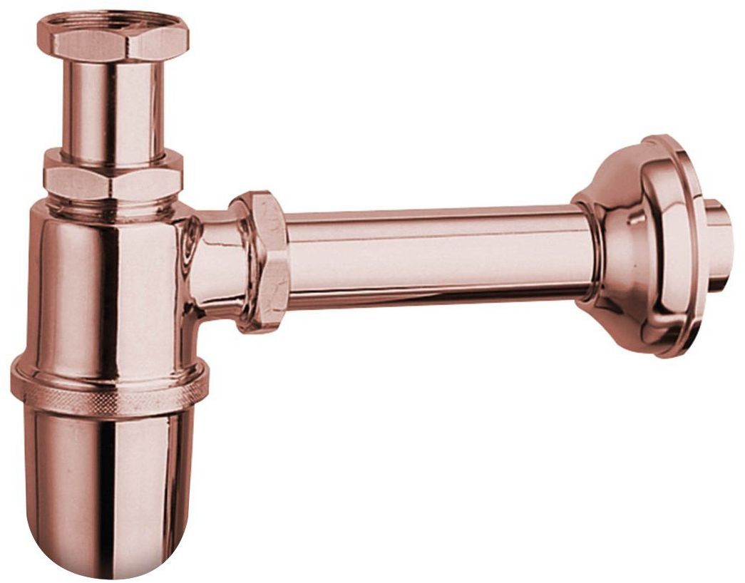 Sapho Antea sifón de lavabo botella oro rosa 9597