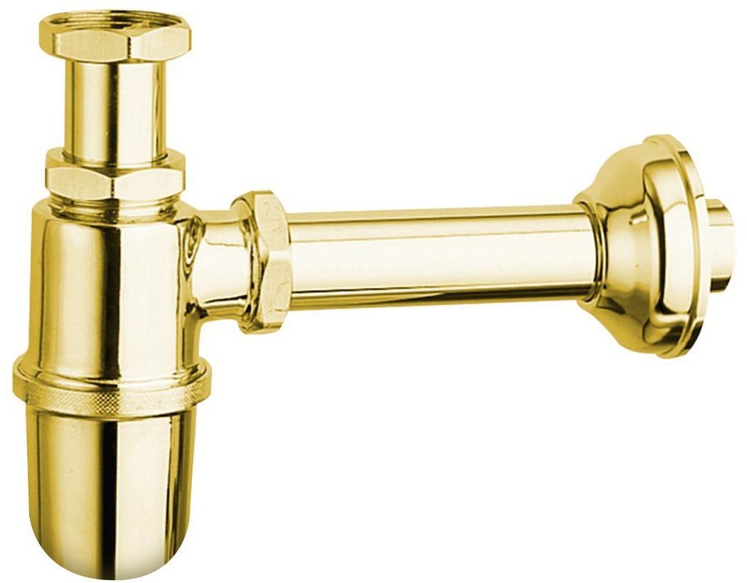Sapho Antea sifón de lavabo botella oro 9595