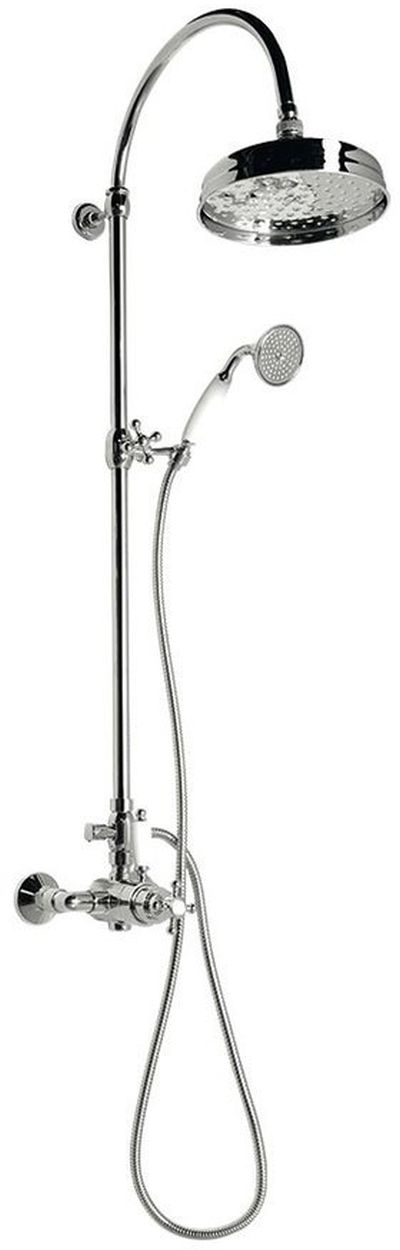 Sapho Antea conjunto de ducha a pared con termostato cromo SET041