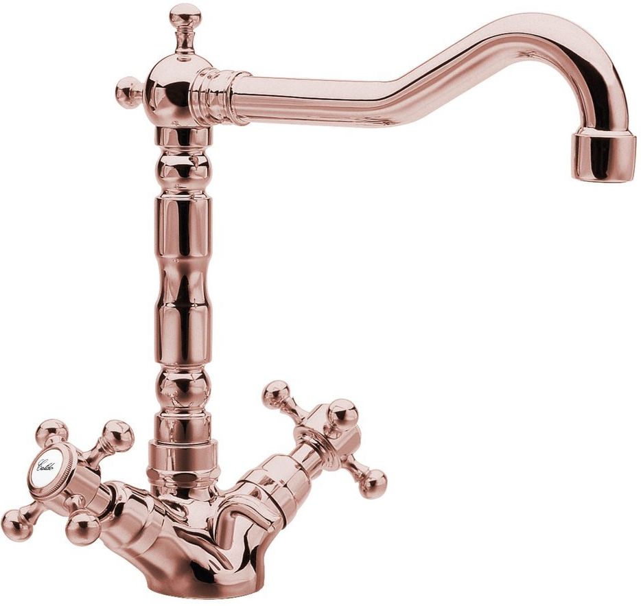 Sapho Antea grifo para lavabo de pie oro 3377