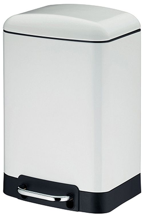 Kela Davino papelera 6 l blanco-negro 22996