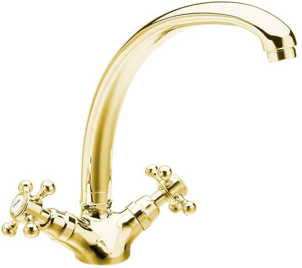 Sapho Antea grifo de cocina de pie oro/oro arcaico 3115