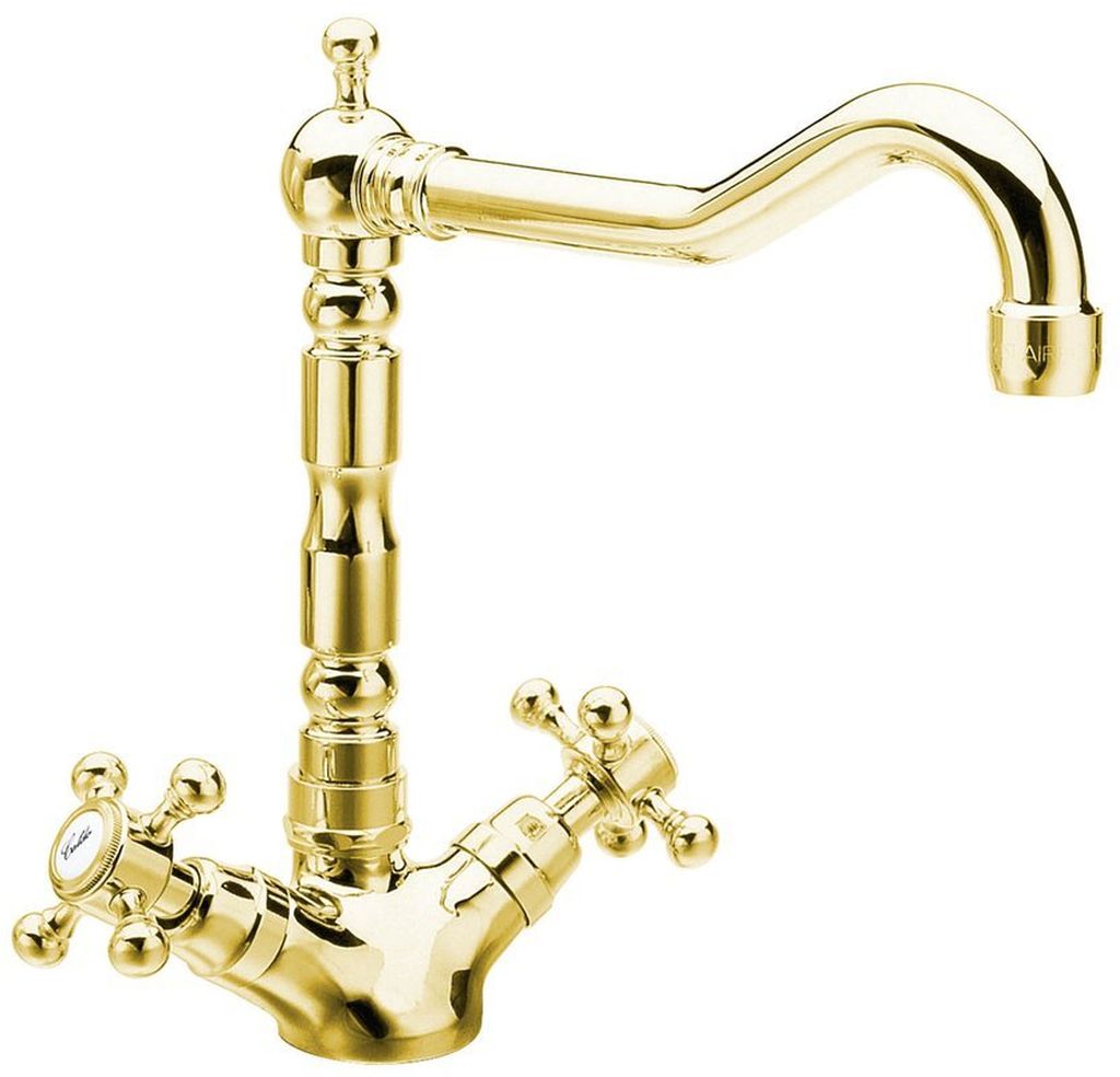 Sapho Antea grifo de cocina de pie oro/oro arcaico 3125