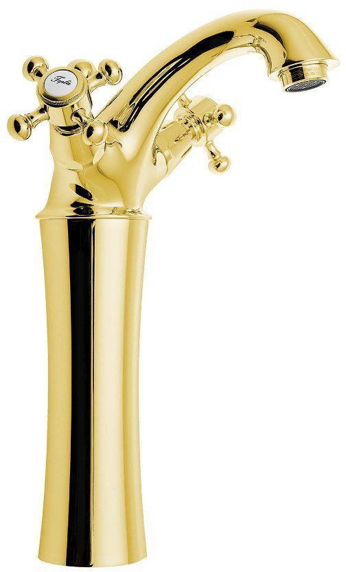 Sapho Antea grifo para lavabo de pie oro 3175L