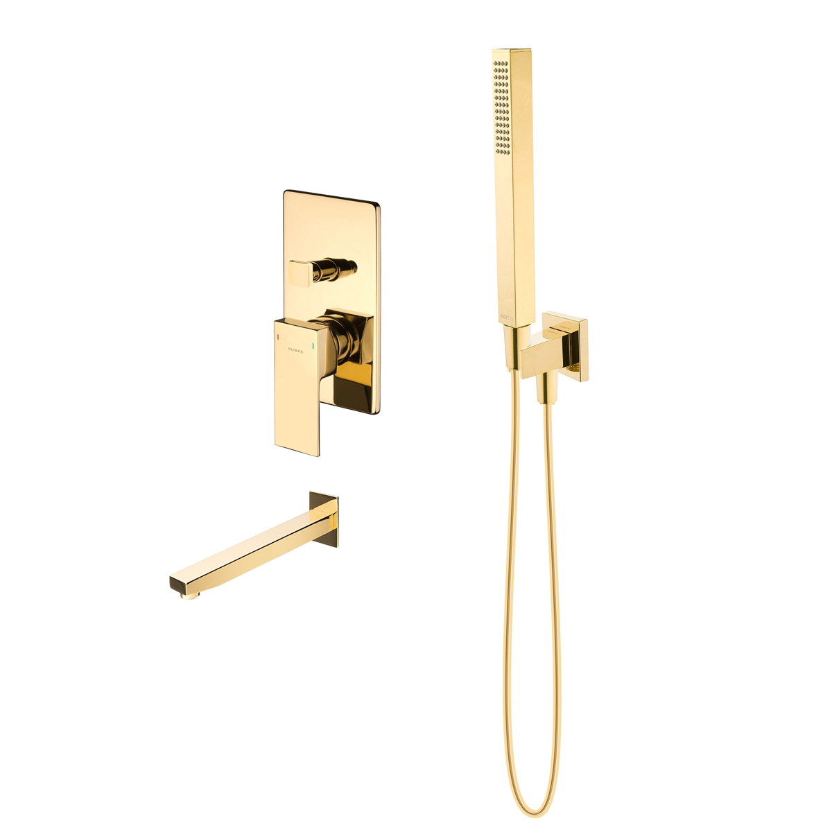 Conjunto grifo de bañera y ducha Oltens Gota 34101800, caño de grifo Oltens Gota 39101800, 37103800, 39303800, 37200800