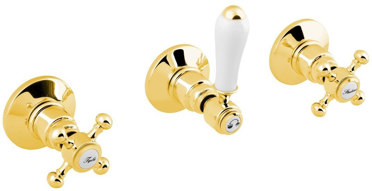 Sapho Antea grifo para ducha empotrado oro SET305-105
