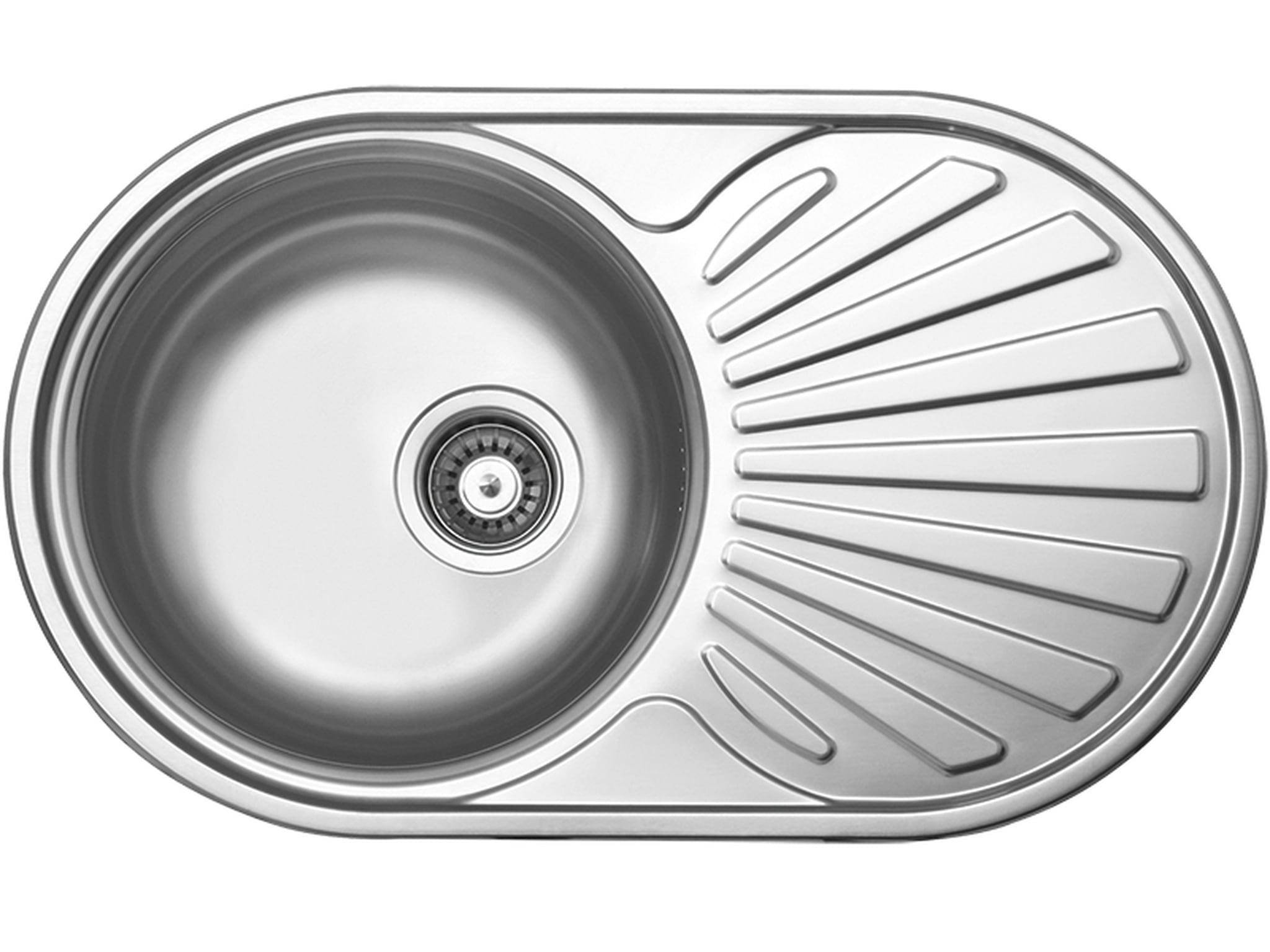 Kuchinox Normal fregadero de acero 74x44.5 cm SGN081T
