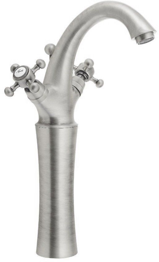 Sapho Antea grifo para lavabo de pie níquel 3278L