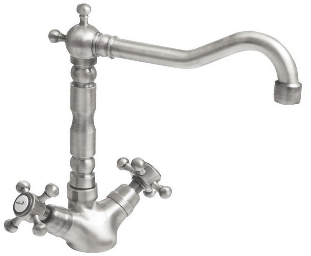 Sapho Antea grifo para lavabo de pie níquel 3378