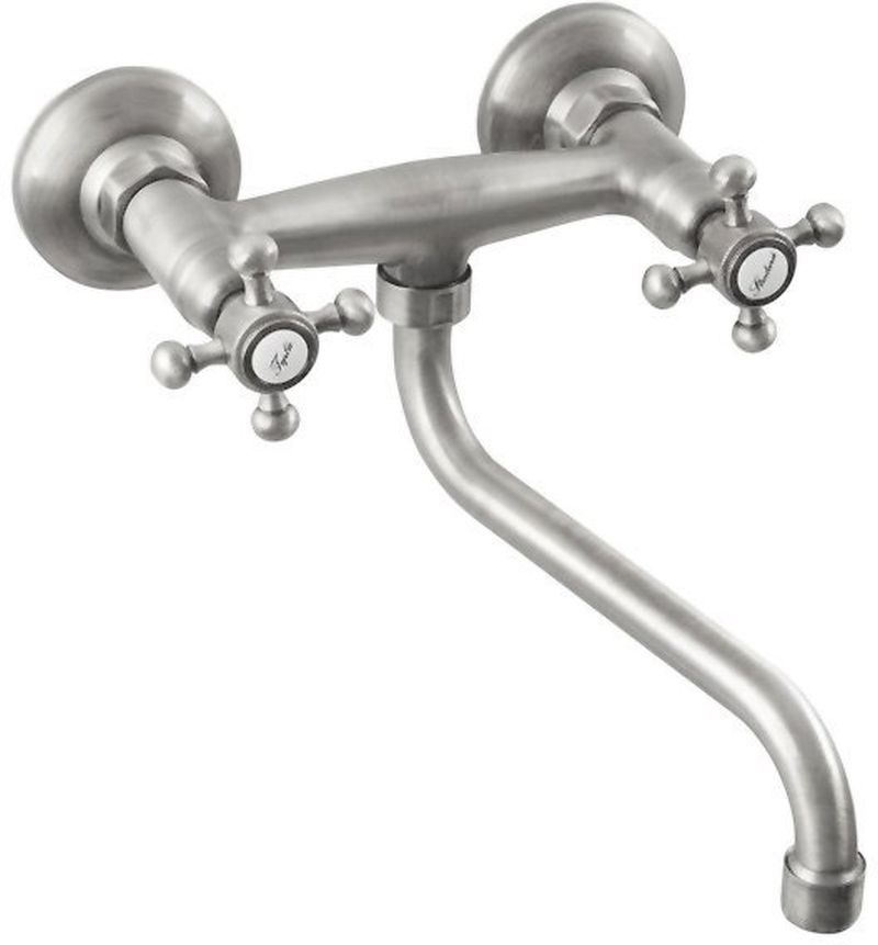 Sapho Antea grifo para lavabo a pared níquel 3068