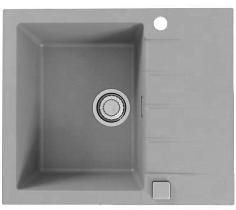 Alveus Cadit fregadero de granito 59x50 cm gris/grafito/ónix 1132020