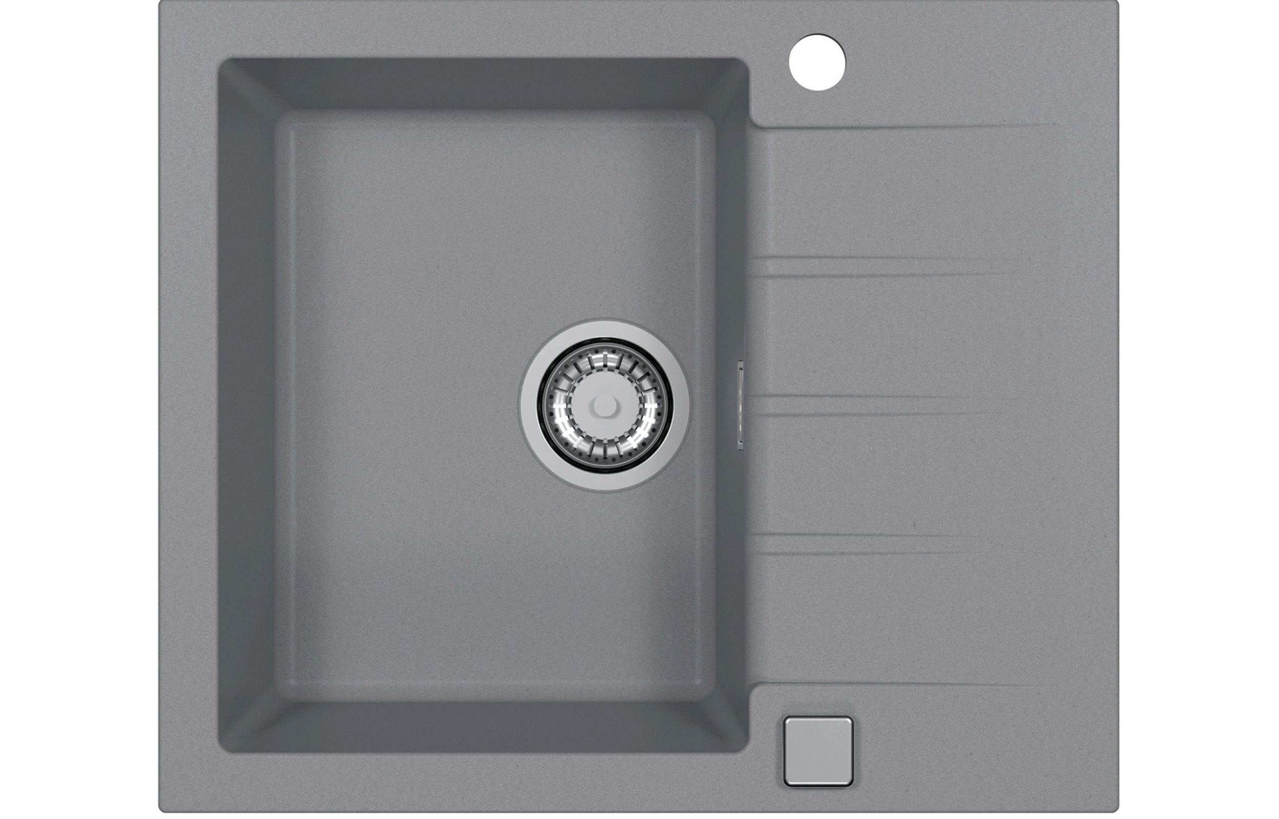 Alveus Cadit fregadero de granito 59x50 cm gris/grafito/ónix 1132020