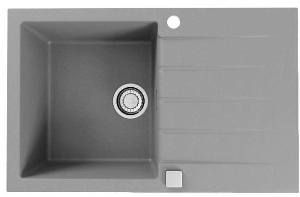Alveus Cadit fregadero de granito 79x50 cm gris/grafito/ónix 1132025