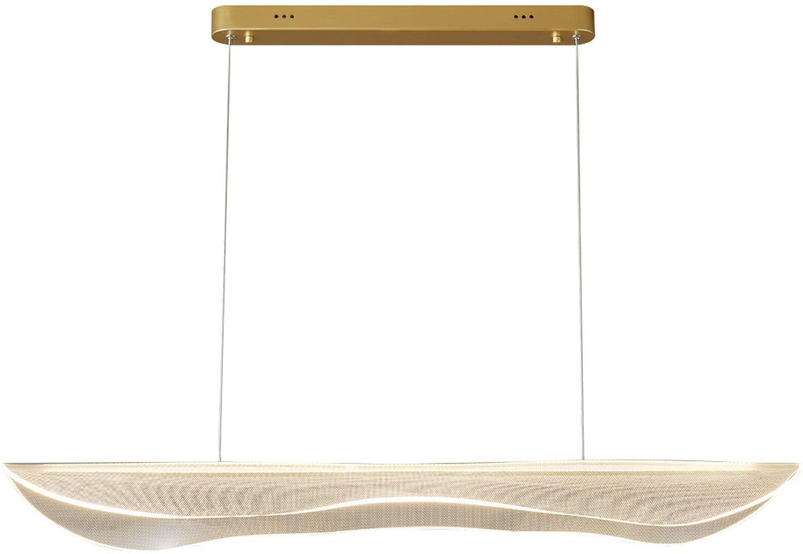 Altavola Design Cortina lámpara colgante 1x35 W transparente-oro LA103/P_100_gold