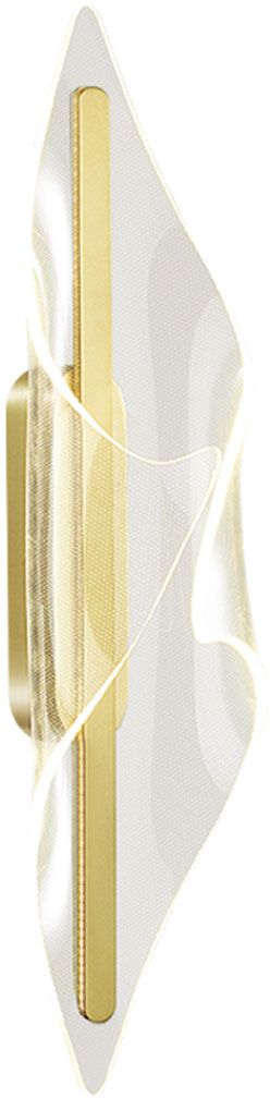 Altavola Design Velo lámpara de pared 1x12 W transparente-oro LA101/W_gold