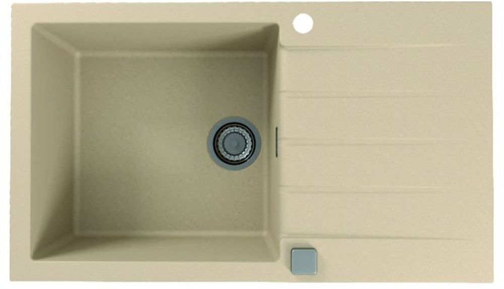 Alveus Cadit fregadero de granito 86x50 cm beige 1132028
