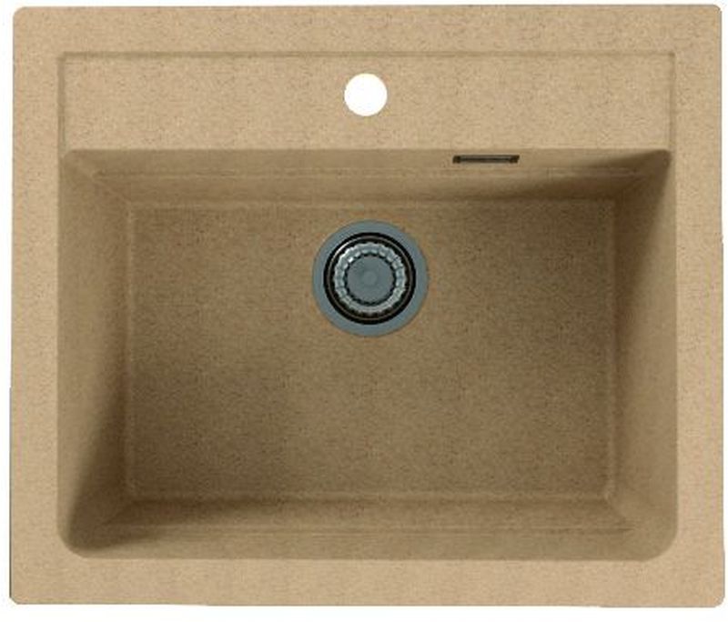 Alveus Atrox fregadero de granito 59x50 cm beige 1131994
