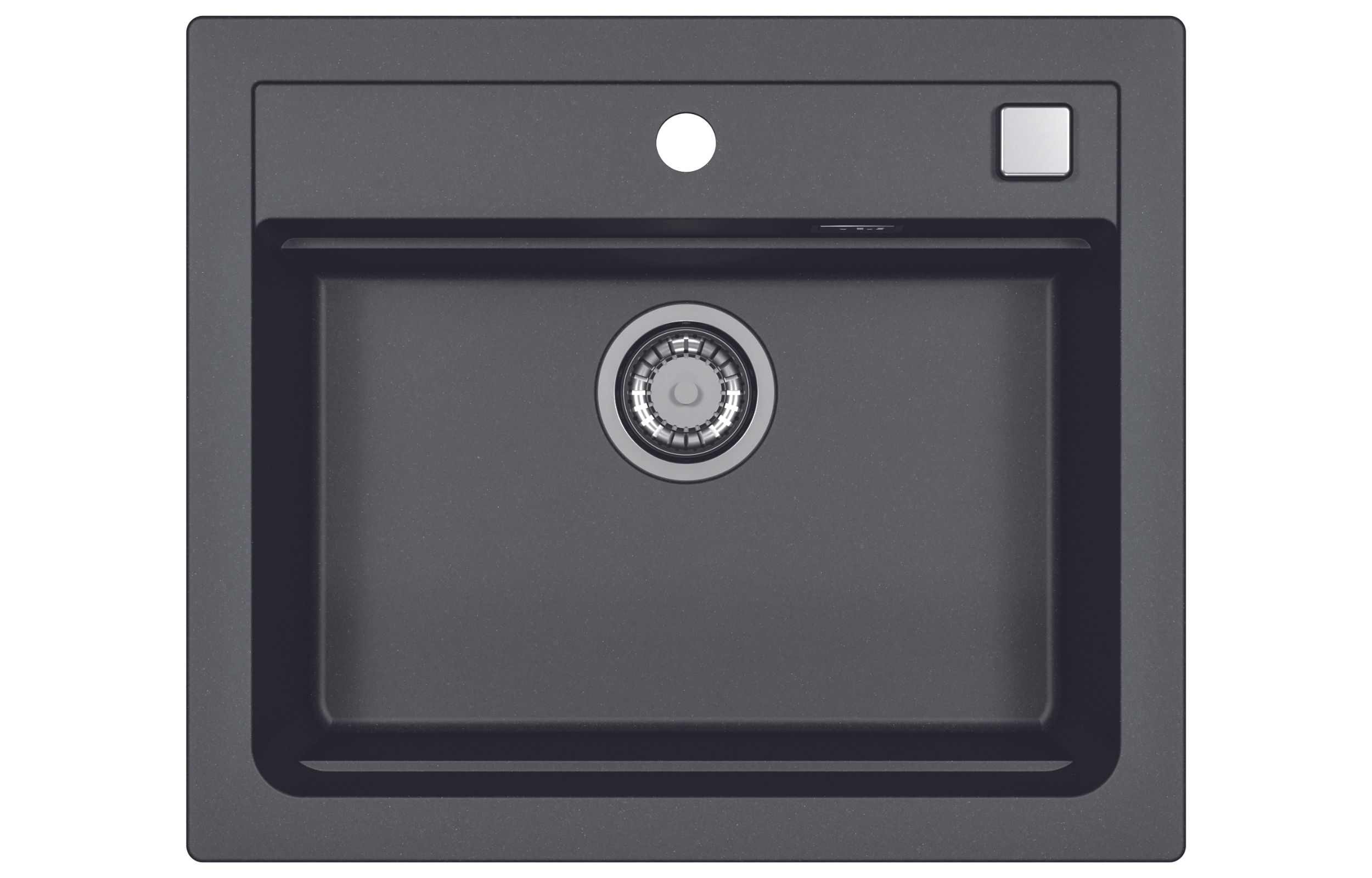 Alveus Atrox fregadero de granito 59x50 cm negro 1131996