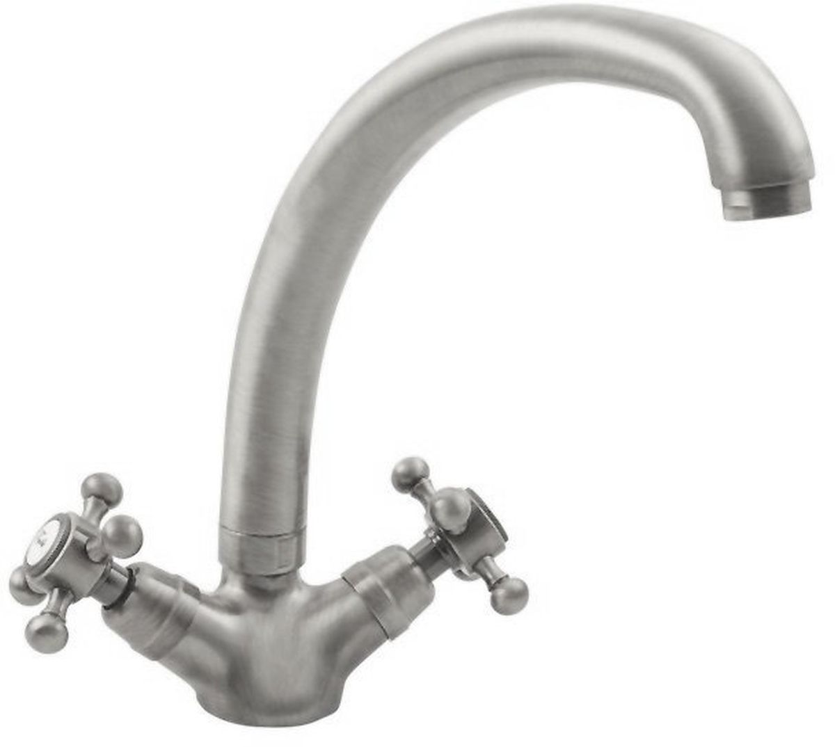 Sapho Antea grifo de cocina de pie níquel 3118