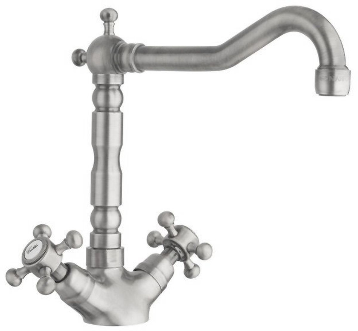 Sapho Antea grifo de cocina de pie níquel 3128