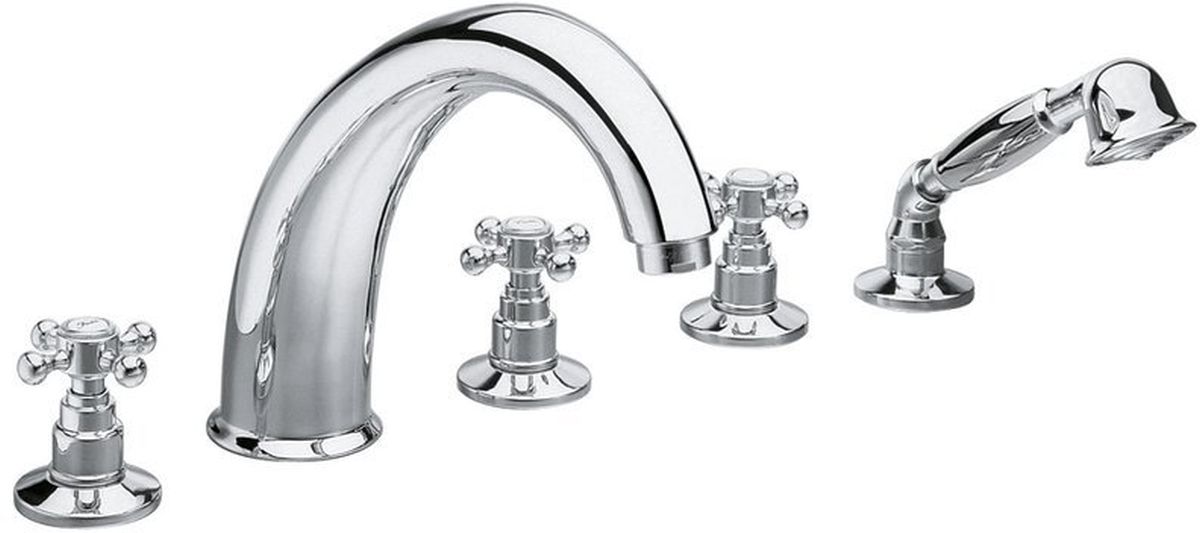 Sapho Antea grifo de bañera y ducha en bañera cromo 3311