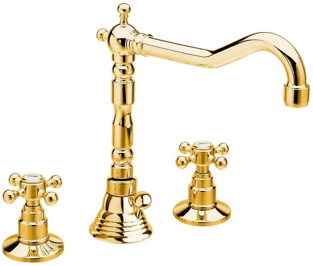 Sapho Antea grifo para lavabo de pie oro 3225ZL