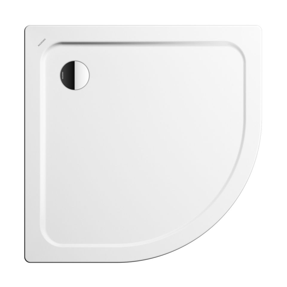 Kaldewei Arrondo plato de ducha semicircular 90x90 cm blanco 460135000001