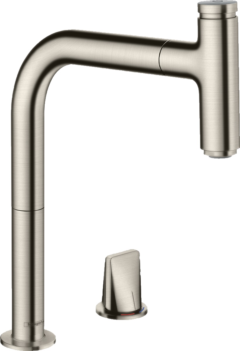 Hansgrohe Metris Select M71 grifo de cocina de pie acero inoxidable 73804800