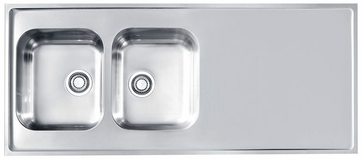 Alveus Classic Pro fregadero de acero 140x60 cm acero 1132129