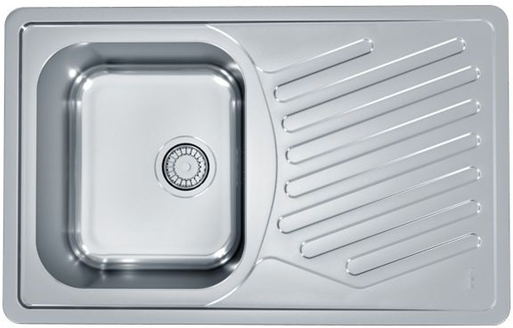 Alveus Elegant fregadero de acero 81x51 cm acero 1126348