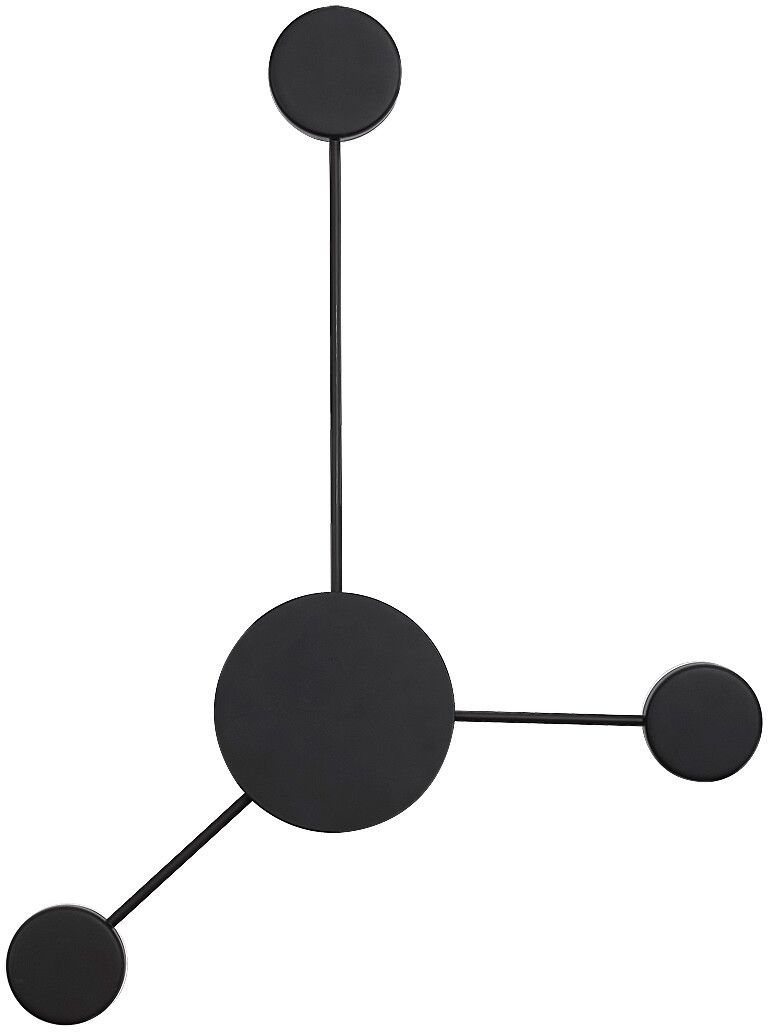 Rabalux Amadeo lámpara de pared 3x W negro 6259