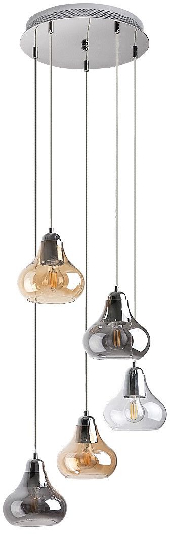 Rabalux Jezabel lámpara colgante 5x60 W cromo 7978