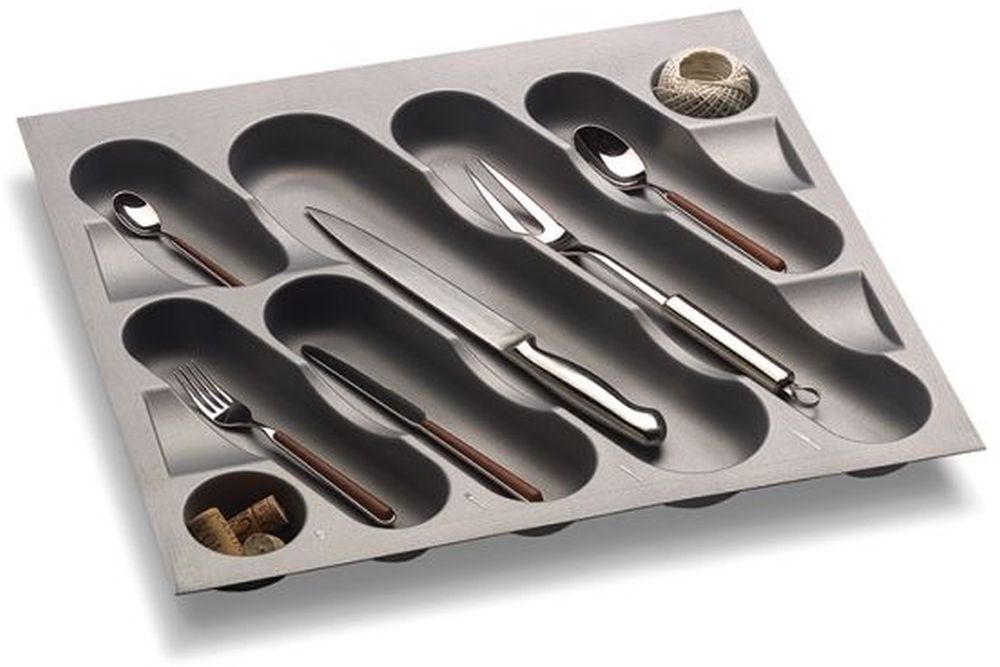Alveus PE organizador 54x49x4 cm gris 1090349