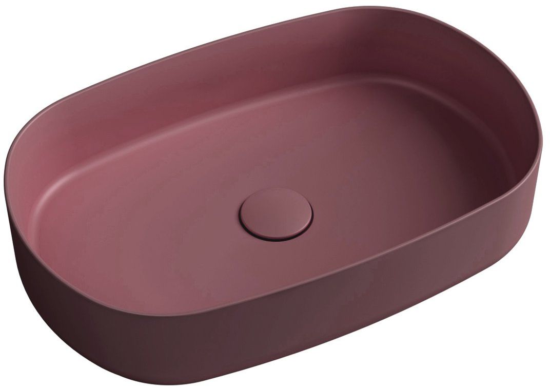 Isvea Infinity lavabo 55x36 cm oval sobre encimera 10NF65055-2R