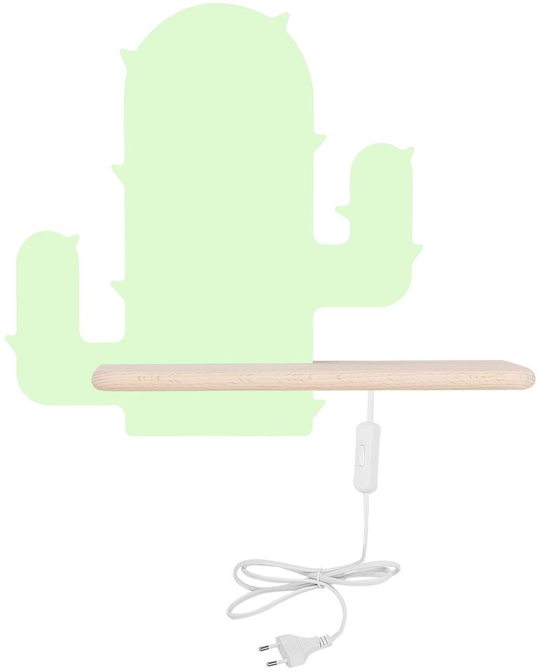 Candellux Cactus lámpara de pared 1x4 W verde 21-00996