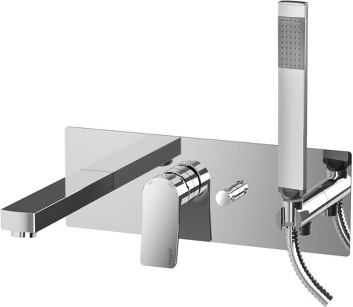 Paffoni Tilt grifo de bañera y ducha empotrado cromo TI001CR